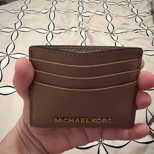 Michael Kors blush card case